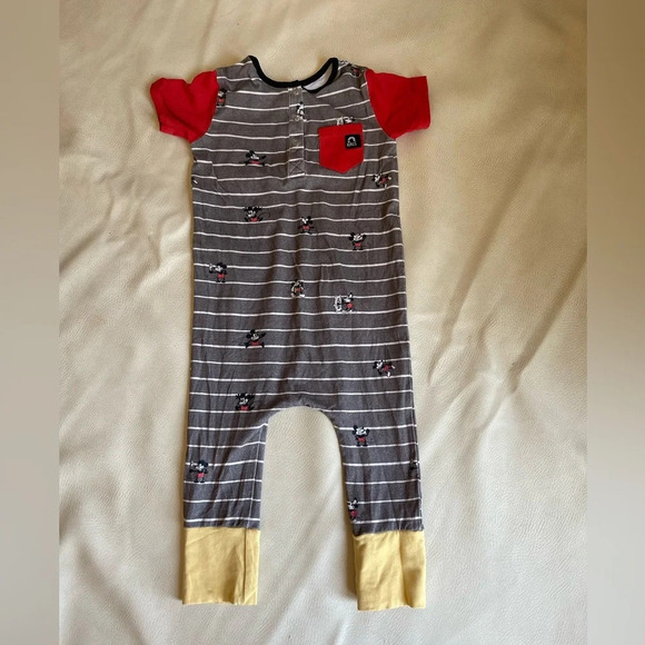 Rags to Raches Disney Mickey Mouse romper - Picture 1 of 13
